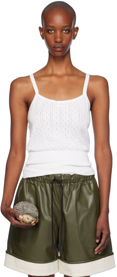 Потник JW Anderson JW Anderson Pointelle Knit Tank Top Бяло | KW1274-YN0389, 0