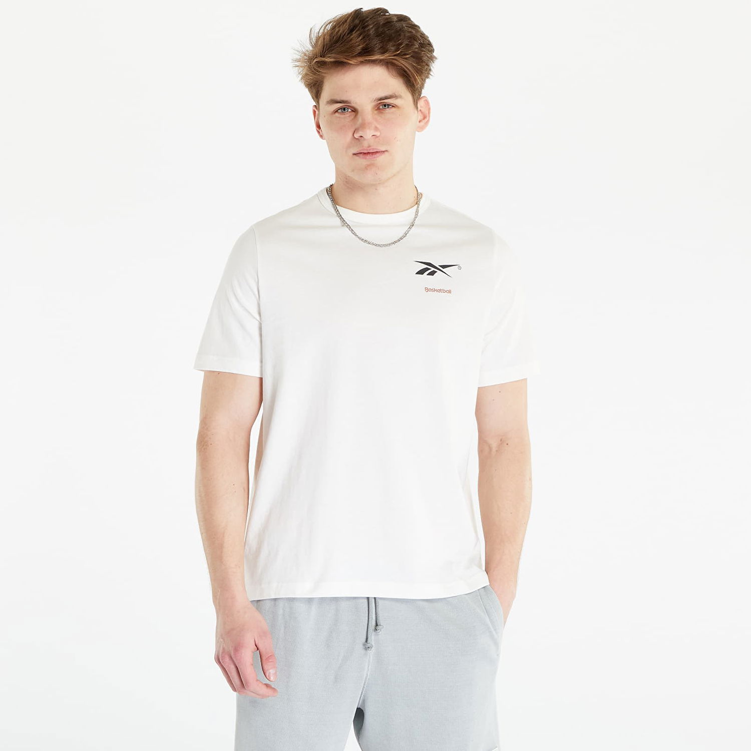 Тениска Reebok Basketball Ct Tee Бяло | HN5804, 1