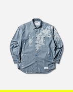 Garment Bleach Chambray Longsleeve Shirt