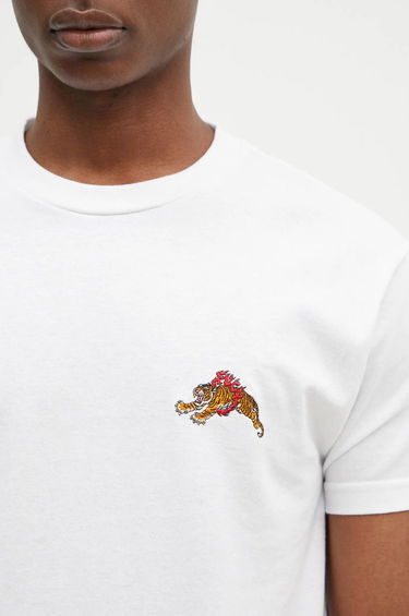 Тениска WACKO MARIA Tim Lehi Applique T-Shirt Бяло | 24FW.WMT.TEE06, 3