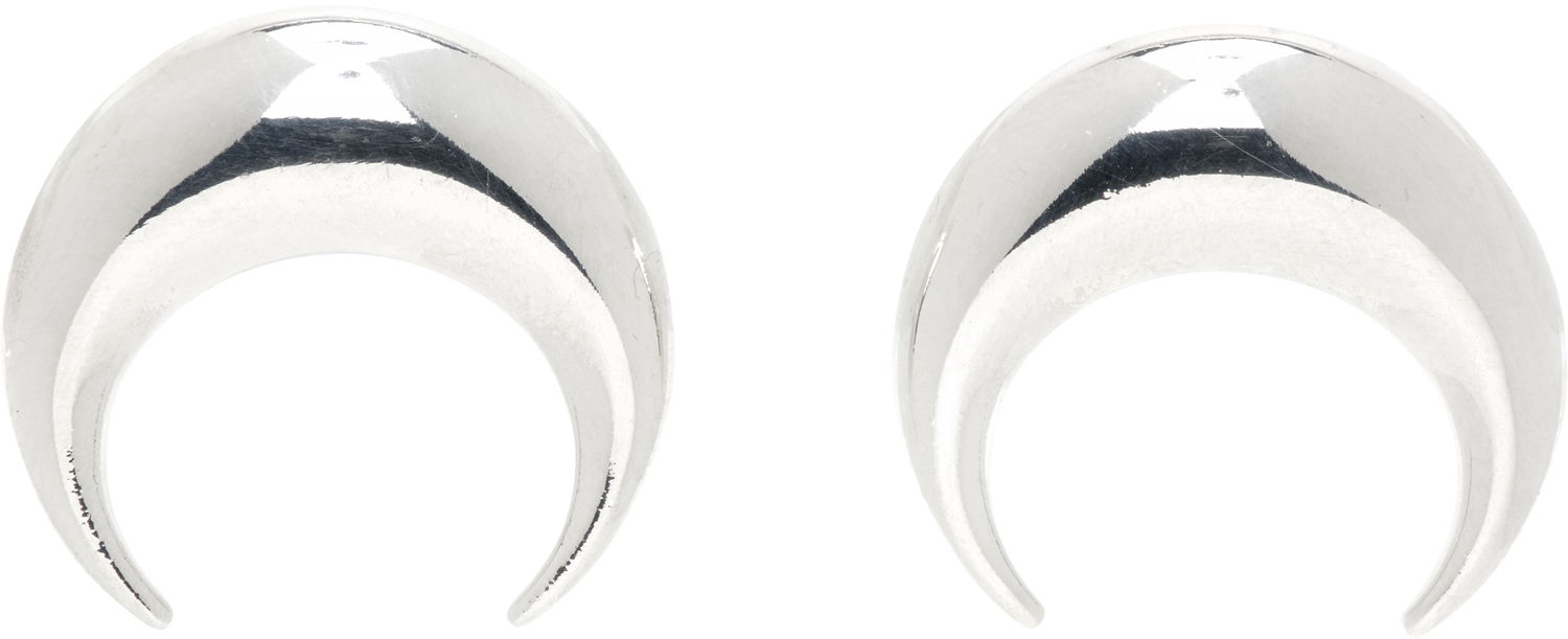 Обеци Marine Serre Marine Serre Moon Stud Earrings Металик | UJW074ARMET0001, 0