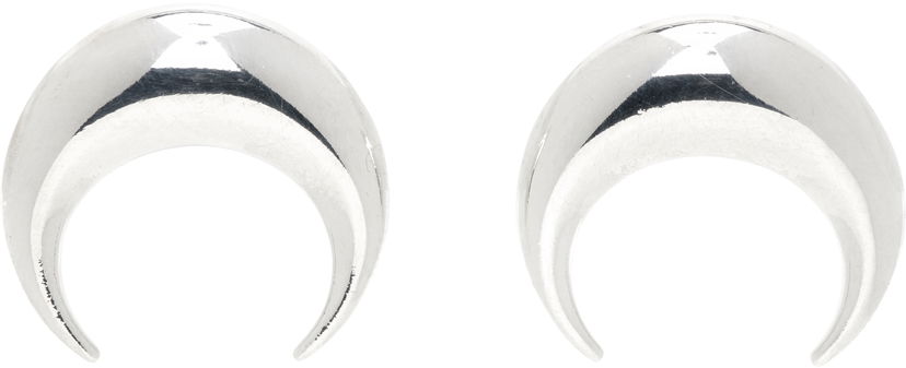 Обеци Marine Serre Marine Serre Moon Stud Earrings Металик | UJW074ARMET0001