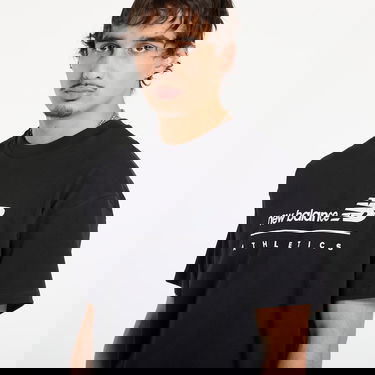 Тениска New Balance Linear Graphic T-Shirt Черно | MT53525BK, 1