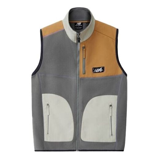 Жилетка New Balance Colorblock Fleece Vest Сиво | NJA4N413-GR