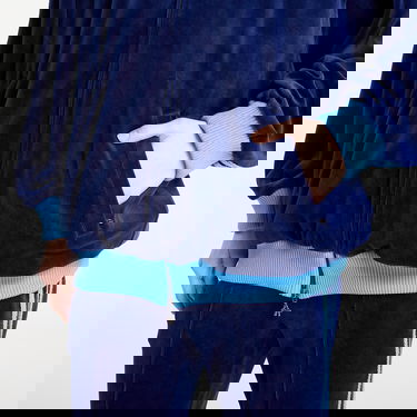 Комплект adidas Originals AVAVAV TRACKTOP Velvet Тъмно синьо | KD1492, 4