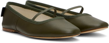 Облекло A.P.C. A.P.C. Swan Ballerina Flats Зелено | PXBVQ-F53295, 3