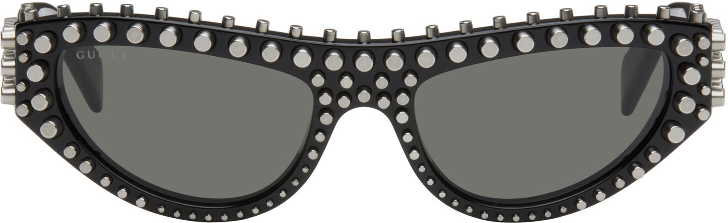 Слънчеви очила Gucci Gucci Cat-Eye Studded Sunglasses Черно | GG1919S-005, 0