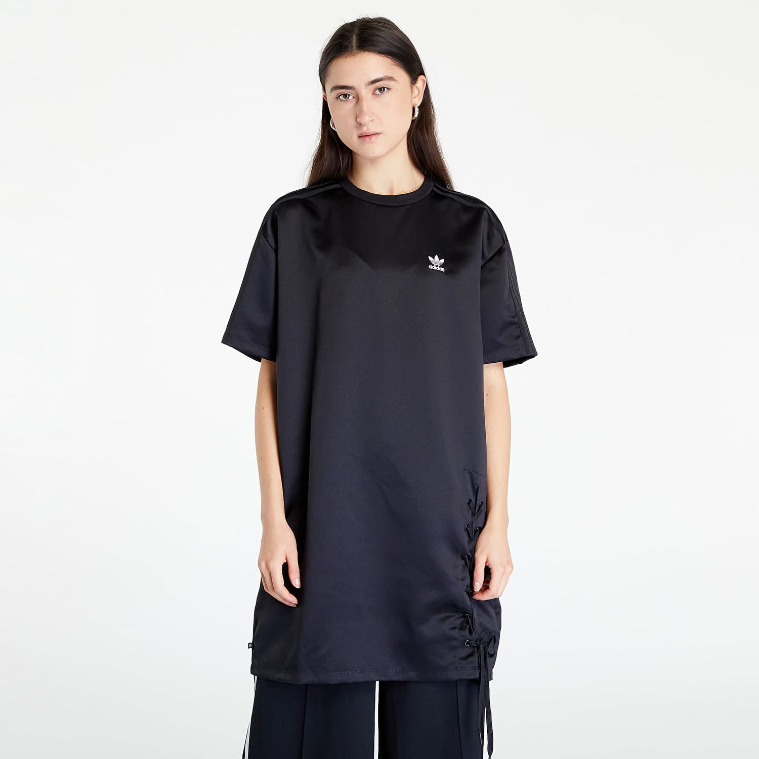 Pокля adidas Originals Always Original Laced Tee Dress Черно | HK5079, 0