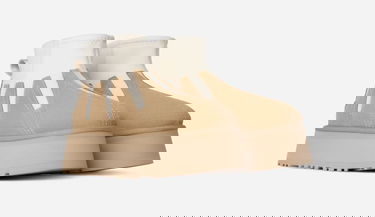 Кецове и обувки UGG UGG D Classic Mini Dipper Sunwave Boots Бежово | 1167591-MDSD, 1