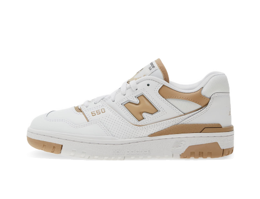 Кецове и обувки New Balance 550 "White/Tan" Бяло | BBW550BT