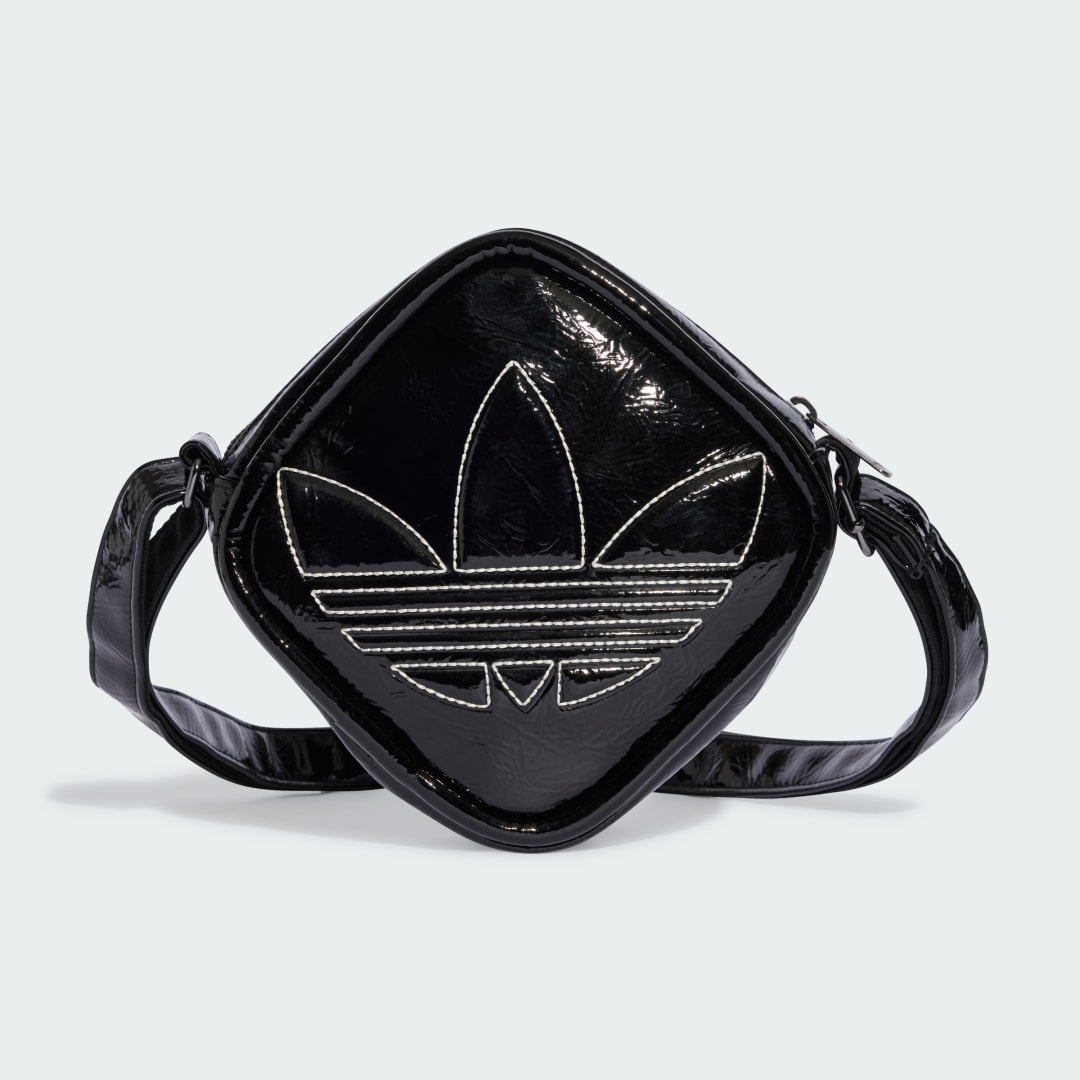 Чанта през рамо adidas Performance Adicolor Premium Classic Diamond Crossbody Bag Черно | JD5565, 0