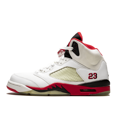 Кецове и обувки Jordan Jordan 5 Retro "Fire Red" (2006) Бяло | 136027-162, 1