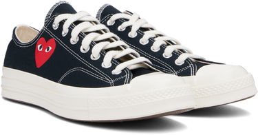 Облекло Comme des Garçons COMME des GARÇONS PLAY Chuck 70 OG Single Heart Тъмно синьо | AZ-K128-001, 3
