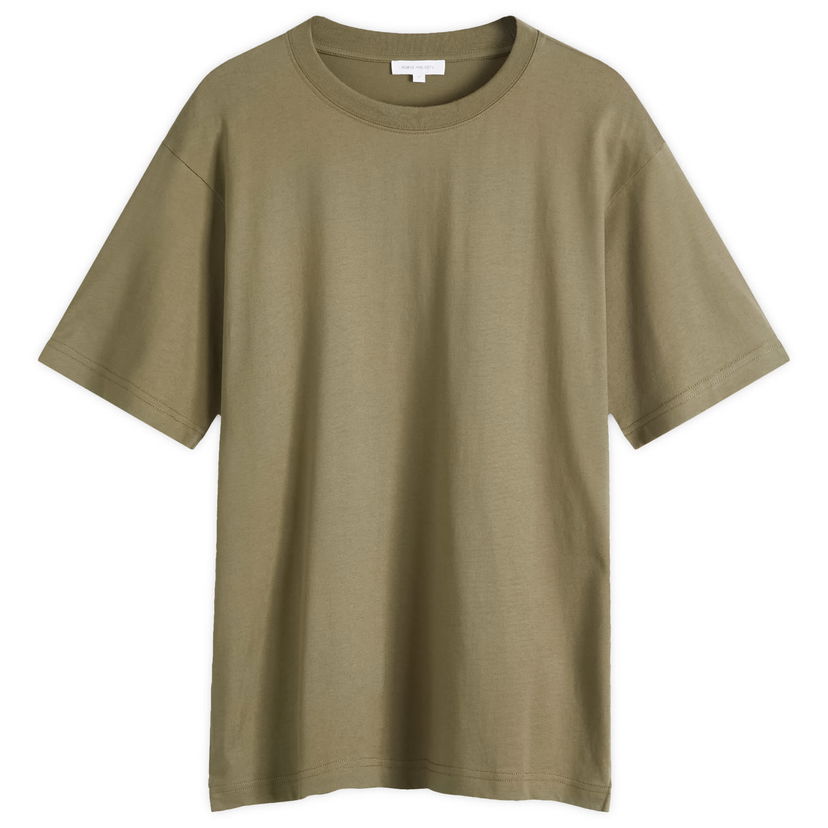 Тениска NORSE PROJECTS Standard T-Shirt Sediment Green Зелено | N01-0670-8076