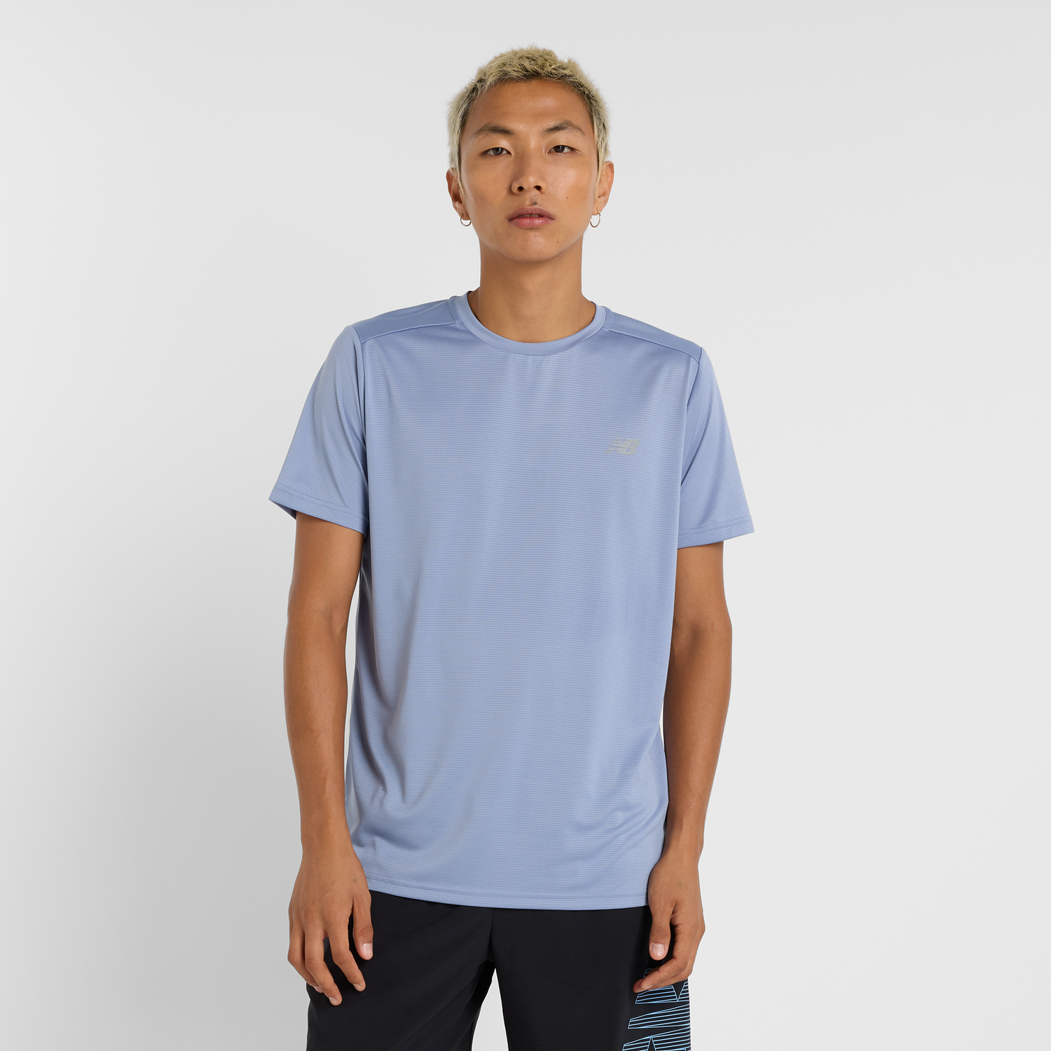 Тениска New Balance Men's Short Sleeve T-Shirt MT41222 Синьо | NBMT41222DUS, 0