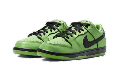 Кецове и обувки Nike SB The Powerpuff Girls x Dunk Low "Buttercup" Зелено | FZ8319-300, 3