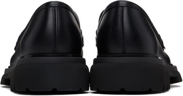 Кецове и обувки FERRAGAMO Salvatore Ferragamo Gancini Ornament Lug Sole Loafers Черно | 773850, 1