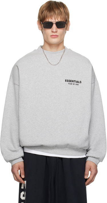 Пуловер Fear of God Fear of God ESSENTIALS Fleece Crewneck Sweatshirt Сиво | 192HO246268F, 0