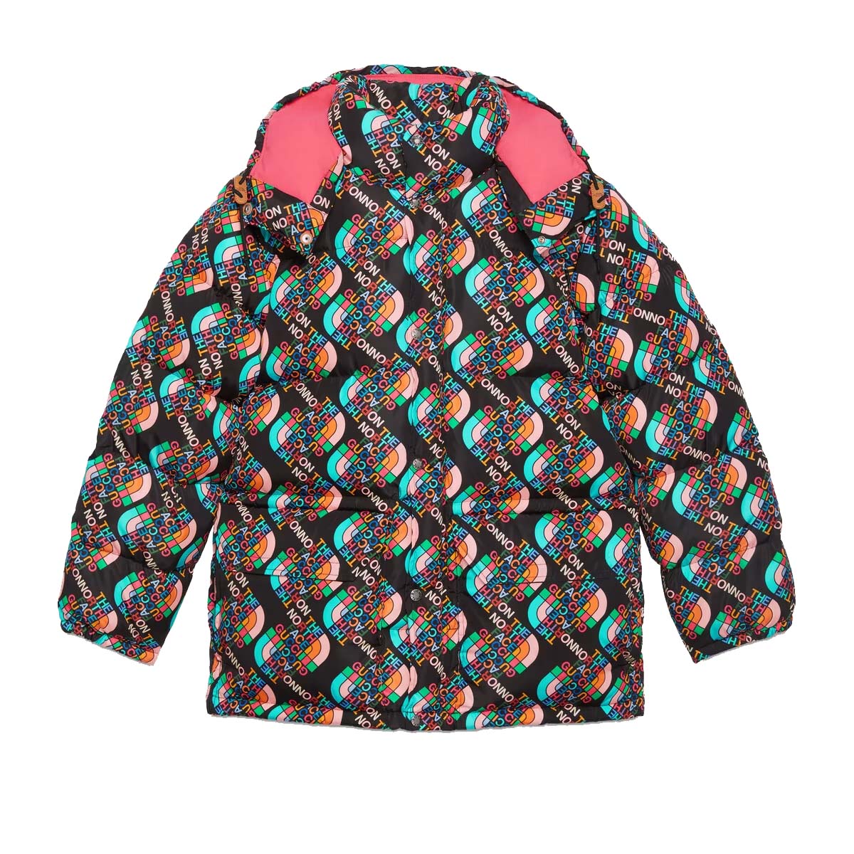 Яке Gucci The North Face x Down Jacket Multicolor/Black Многоцветен | ‎672452 XAAET 1075, 0