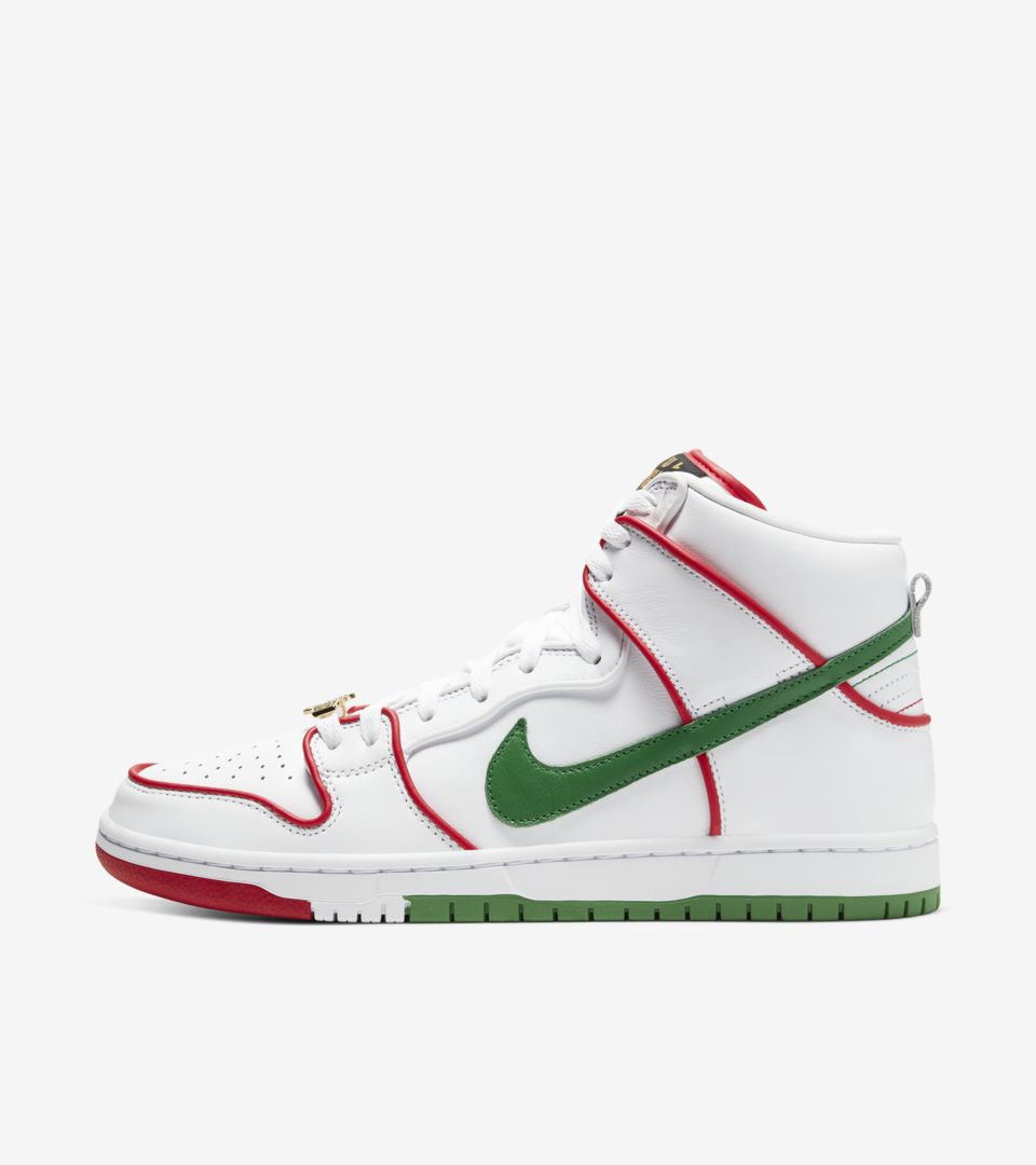 Кецове и обувки Nike SB Paul Rodriguez x Dunk High Premium SB "Boxing" Бяло | CT6680-100, 0
