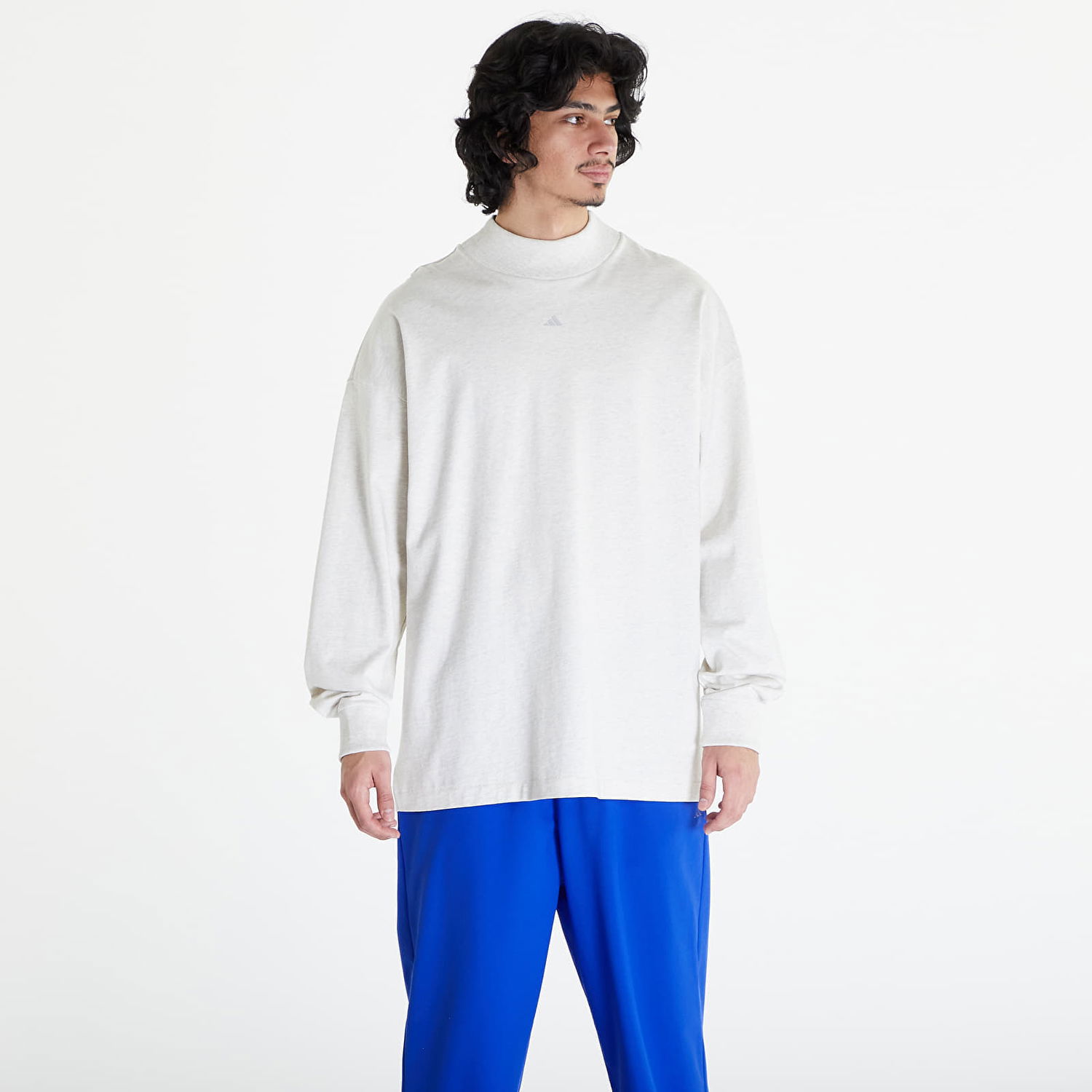 Тениска adidas Originals Basketball Long Sleeve Tee UNISEX Бяло | IX1971, 0