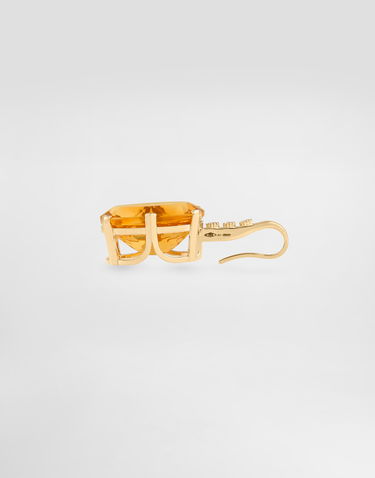 Обеци Dolce & Gabbana Anna Earrings 18-carat Gold With Citrines And Diamonds Оранжево
 | WESB1GWCTR1ZOO00, 2