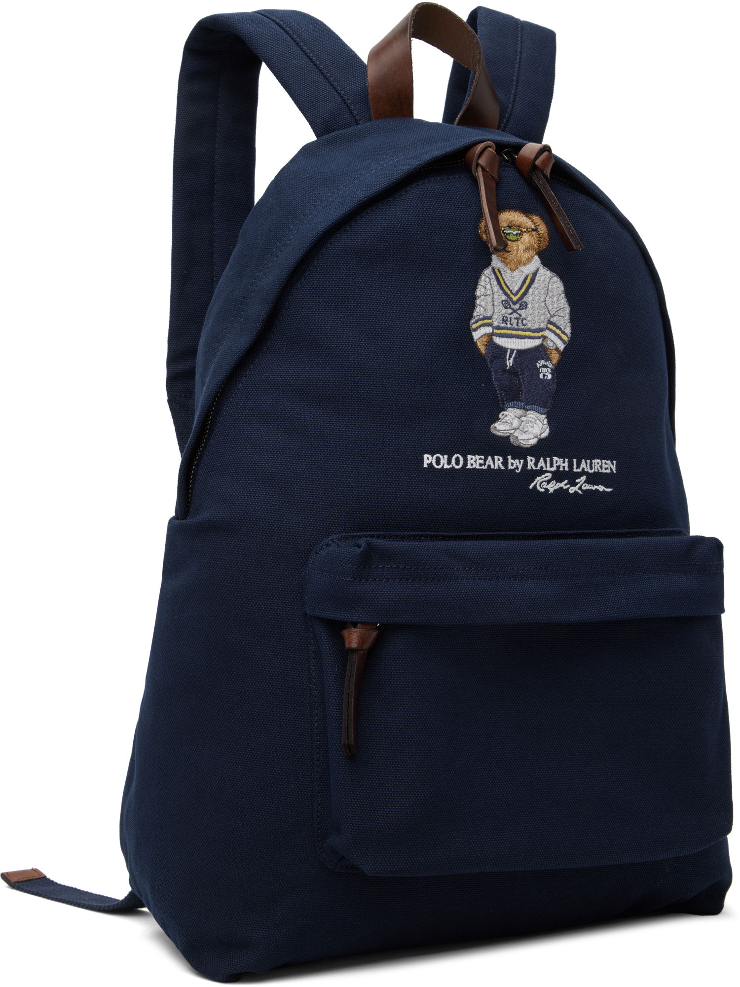 Раница Polo by Ralph Lauren Polo Bear Canvas Backpack by Ralph Lauren Тъмно синьо | 405962432001, 1