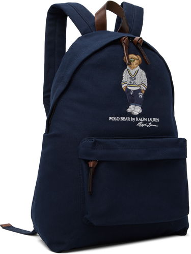 Раница Polo by Ralph Lauren Polo Bear Canvas Backpack by Ralph Lauren Тъмно синьо | 405962432001, 1