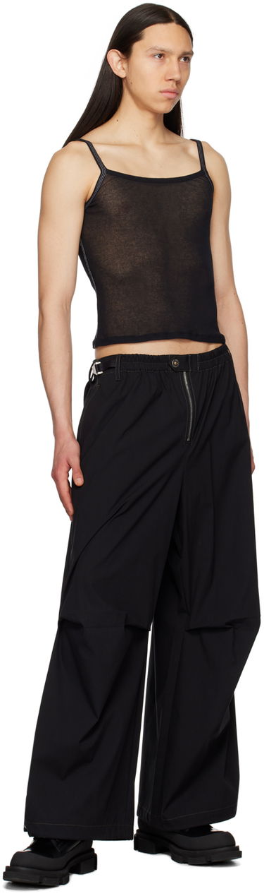 Потник Dion Lee Semi-Sheer Tank Top Черно | C3132S23, 3