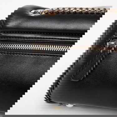 Чанта през рамо GUESS Sunetra Mini Convertible Crossbody Flap Bag Черно | HWNG7534780-BLA, 3