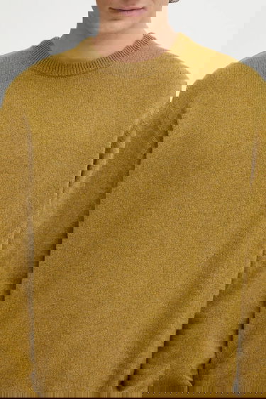 Пуловер Carhartt WIP Wool Blend Sweater Alten Жълто | I033917.E5XX, 3