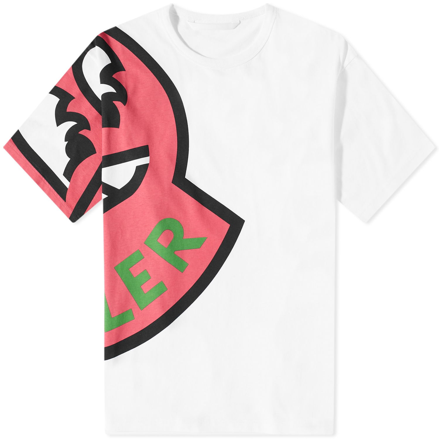 Тениска Moncler Large Logo Tee Бяло | 8C000-16-M2326-001, 0