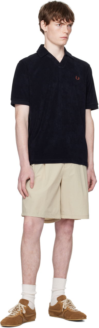 Fred Perry Open Collar Towelling Polo, 3