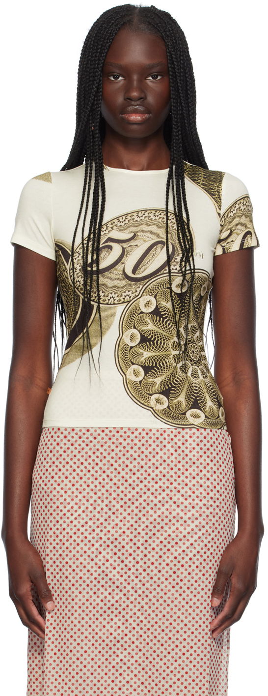 Тениска Miaou Miaou Mini T-Shirt Бяло | 7026TJBFOR, 0