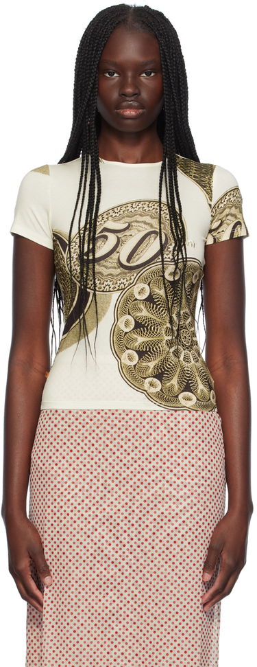 Тениска Miaou Miaou Mini T-Shirt Бяло | 7026TJBFOR, 0