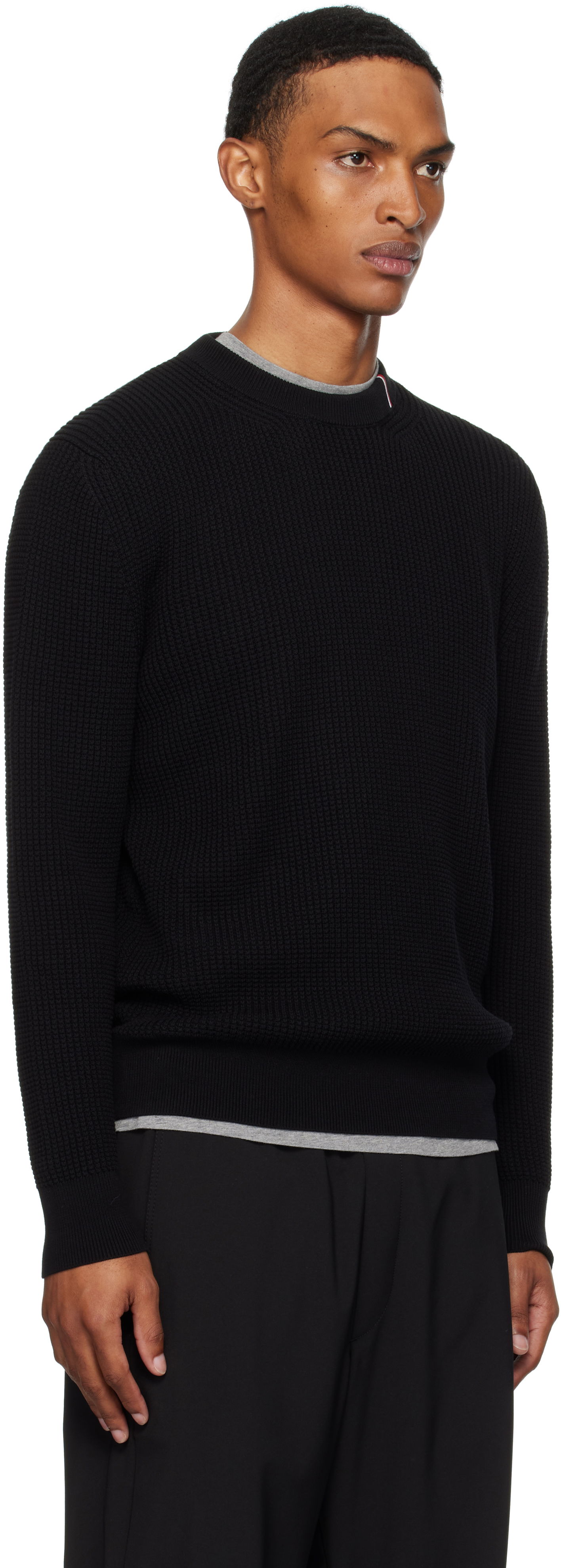Пуловер Moncler Moncler Crew Neck Sweater Черно | K20919C00011M1367, 1