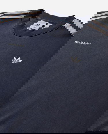 Пуловер adidas Originals Sporty & Rich Sweatshirt Тъмно синьо | JN5331, 3
