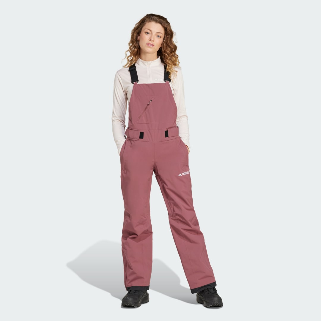 Панталони adidas Performance Xperior 2L Insulated Bib Trousers Бургунди | JE6656, 0
