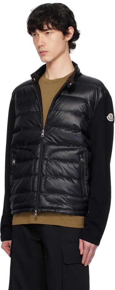 Пухо яке Moncler Moncler Padded Zip-Up Jacket Черно | K10919B00016M1131, 3