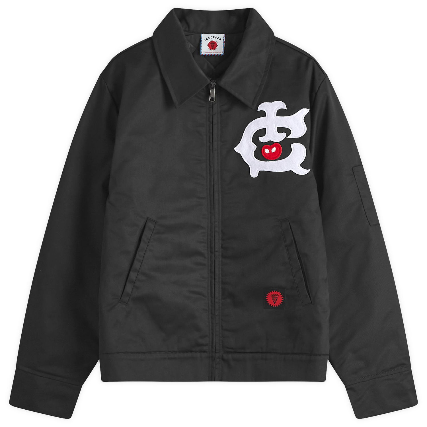 Яке BBC IceCream ICECREAM OG Work Jacket Черно | IC24306-BLK, 0
