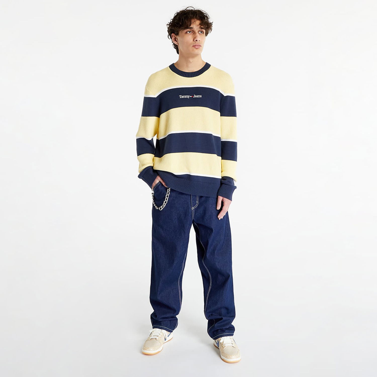 Пуловер Tommy Hilfiger Relaxed Bold Stripe Pullover Многоцветен | DM0DM16427 C87, 0
