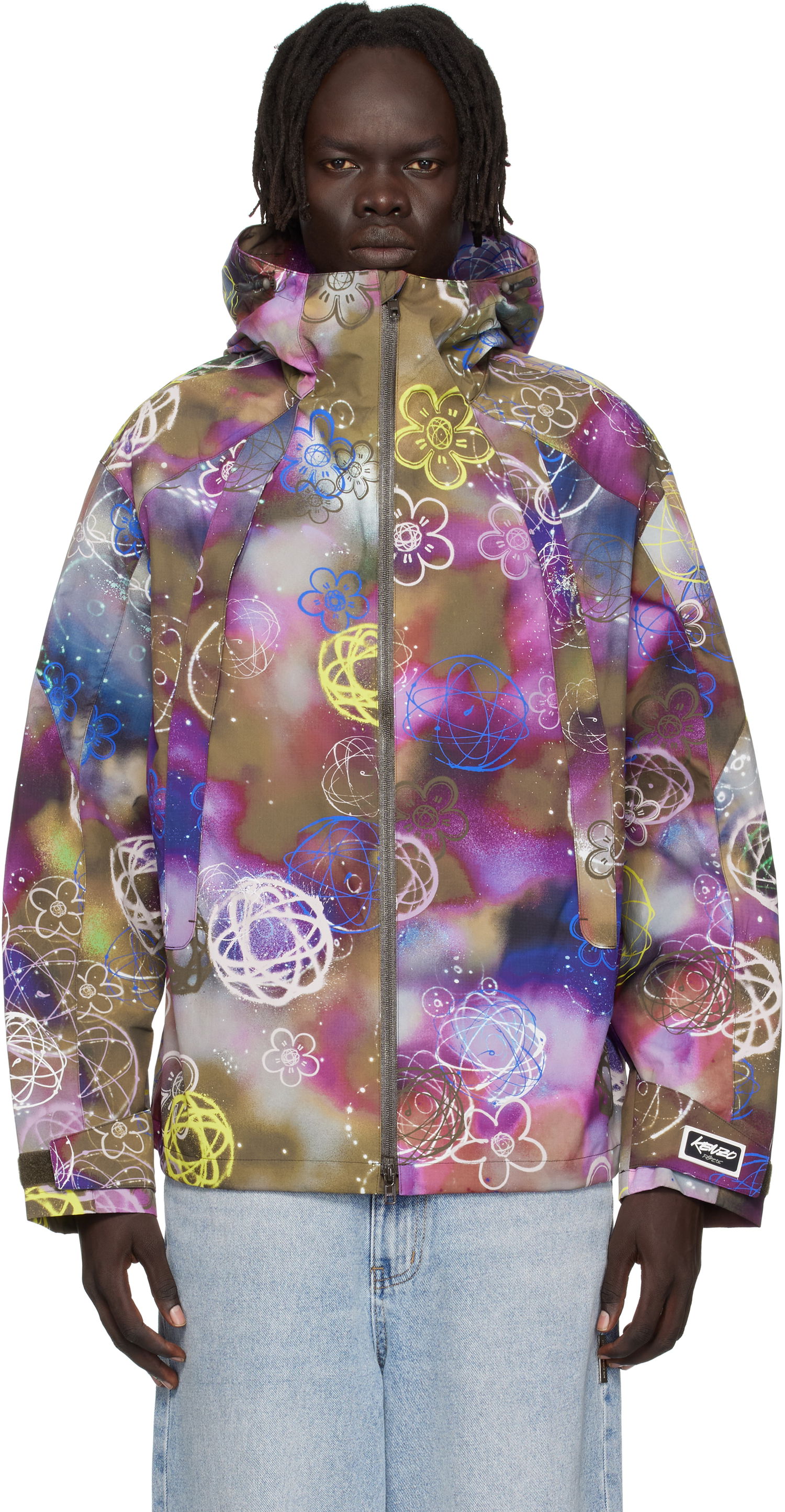 Ветровка KENZO Kenzo Paris Futura 2000 Edition Short Windbreaker Jacket Многоцветен | FF65BL1779ND, 0