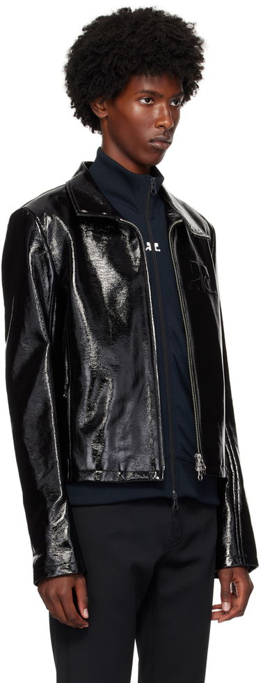 Яке Courrèges Vinyl Biker Jacket Черно | 324CBL195VY0014, 1