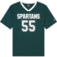 Тениска Champion College Logo V-Neck T-Shirt Зелено | 218573-GS528, 0