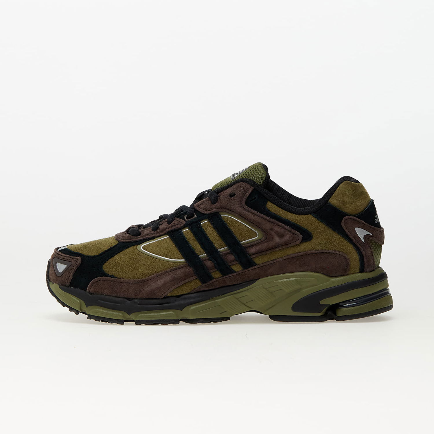 Кецове и обувки adidas Originals Response Cl Focus Olive/ Core Black/ Dark Brown Черно | ID0354, 0