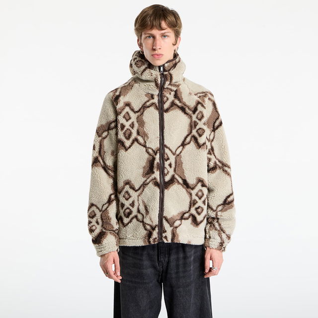 Daily Paper Burned Shield Sherpa Hoodie
