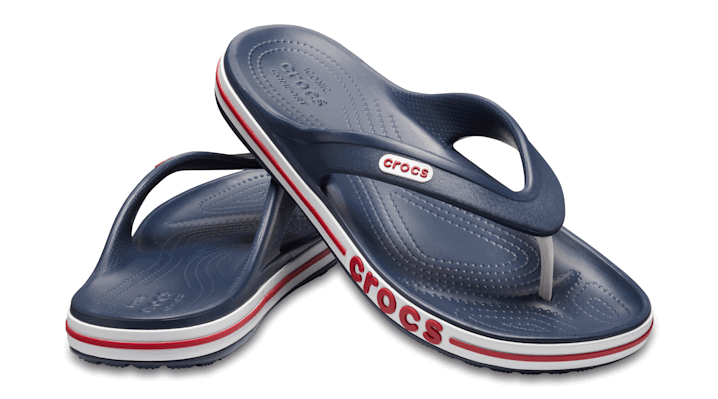 Кецове и обувки Crocs Bayaband Flips Black Тъмно синьо | 205393-4CC, 1