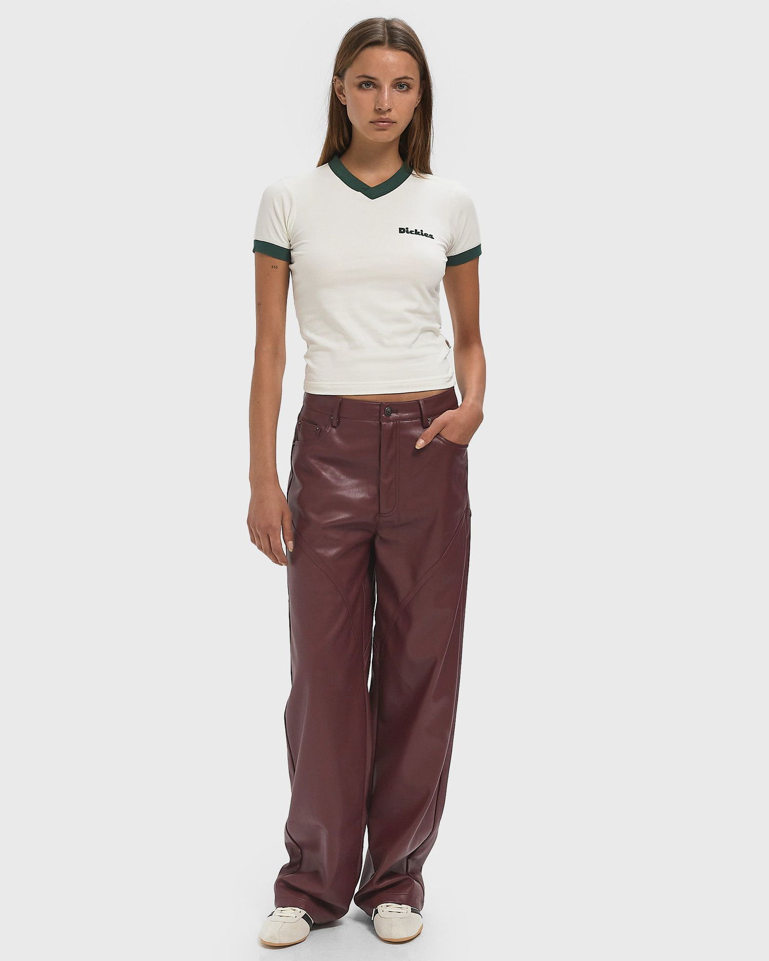 Тениска Dickies Ringer T-Shirt Бяло | DK0A87Q9C481, 1