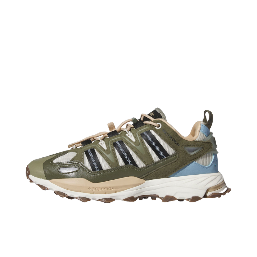 Кецове и обувки adidas Originals Hyperturf Adventure Aluminium Olive Strata Magic Beige Зелено | HQ4312