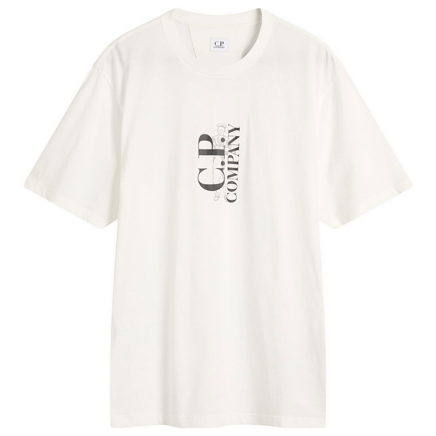 Тениска C.P. Company Sailor T-Shirt Бяло | 19CMTS091A-005100W-103, 1